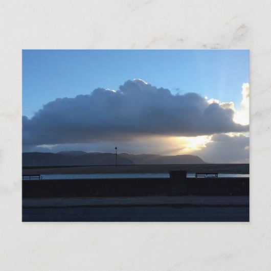 Sunbeams over Conwy-briefkaarten Briefkaart (Voorkant)
