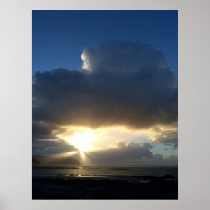 Sunbeams over Conwy-posters Poster
