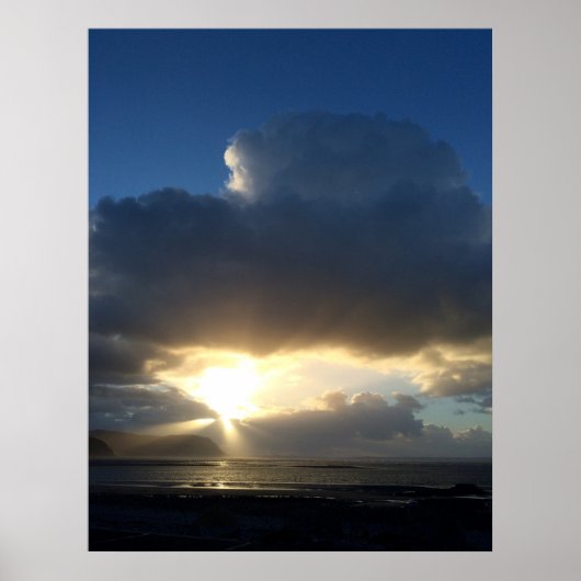Sunbeams over Conwy-posters Poster (Voorkant)
