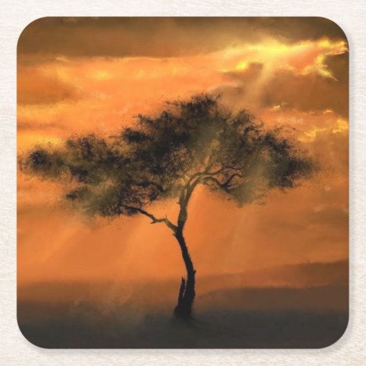 Sunbeams Paper Onderzetter (Voorkant)