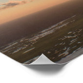 Sunbeams, Sunrise, Blue Sky, Fluffy Clouds Afbeeld Poster (Hoek)