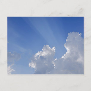 Sunbeams through Clouds, Val d'Orcia, Siena Briefkaart