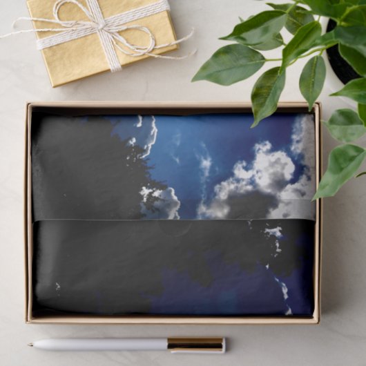 Sunbeams Through Storm Clouds Tissuepapier (Geschenk)