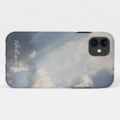 Sunbeams Witte Wolken Inspirerend Geloven Case-Mate iPhone Case (Achterkant (horizontaal))