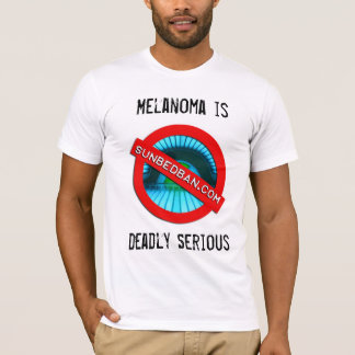 Sunbedban Melanoma Patiënten Australië steunen T T-shirt
