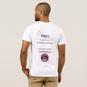 Sunbedban Melanoma Patiënten Australië steunen T T-shirt (Achterkant volledig)