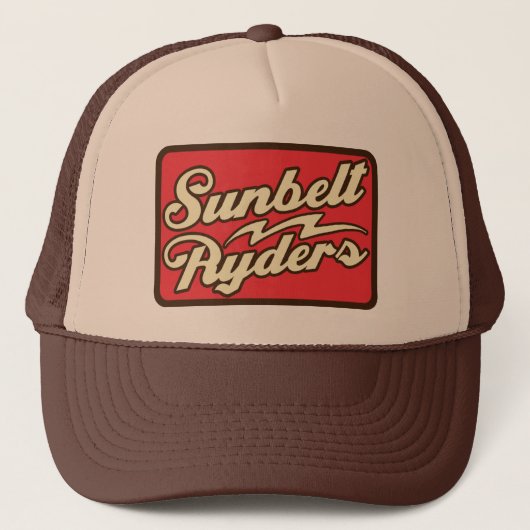 Sunbelt Ryders Retro Logo Trucker Hat Trucker Pet (Voorkant)