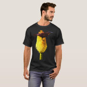 Sunbird Amethyst Sunbird op Red Hot Poker T-shirt (Voorkant volledig)