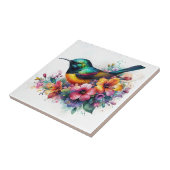 Sunbird Waterverf Art Tegeltje (Zijkant)