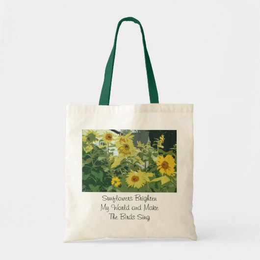 Sunbloemen Bag Tote Bag (Voorkant)
