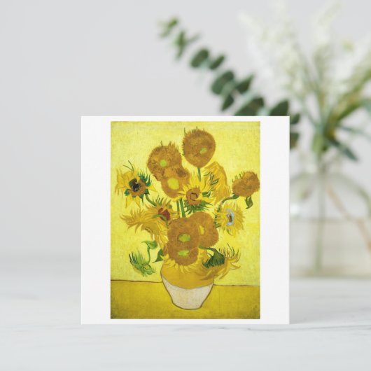 Sunbloemen Vincent van Gogh (Staand voorkant)