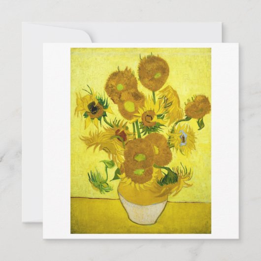 Sunbloemen Vincent van Gogh (Voorkant)