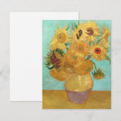 Sunbloemen Vincent van Gogh (Voorkant / Achterkant)