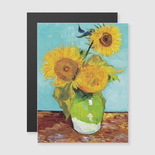 Sunbloemen Vincent van Gogh (Voorkant / Achterkant)