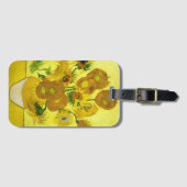 Sunbloemen Vincent van Gogh Bagagelabel (Voorkant (horizontaal))