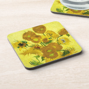 Sunbloemen Vincent van Gogh Bier Onderzetter
