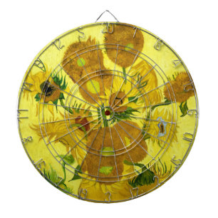 Sunbloemen Vincent van Gogh Dartbord