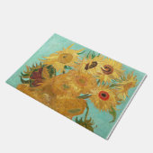 Sunbloemen Vincent van Gogh Deurmat (Schuin)