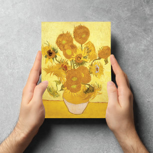 Sunbloemen Vincent van Gogh Fine Art Note Kaart