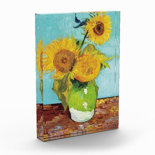 Sunbloemen Vincent van Gogh Fotoblokken (Links)