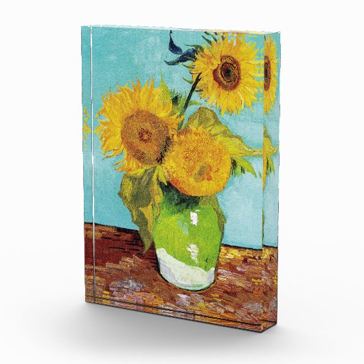 Sunbloemen Vincent van Gogh Fotoblokken (Rechts)