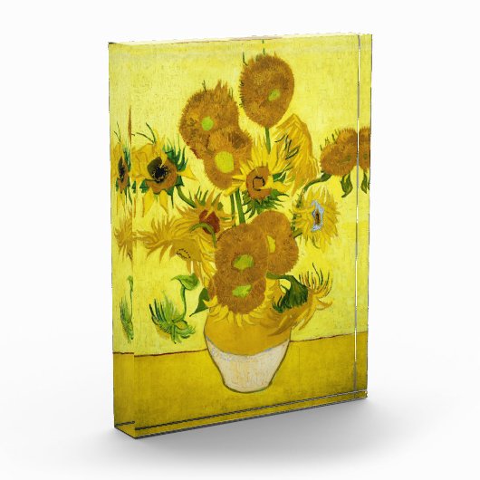 Sunbloemen Vincent van Gogh Fotoblokken (Links)