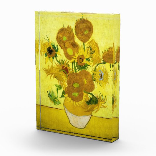 Sunbloemen Vincent van Gogh Fotoblokken (Rechts)