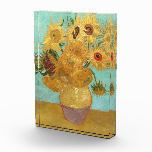 Sunbloemen Vincent van Gogh Fotoblokken (Rechts)