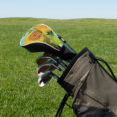 Sunbloemen Vincent van Gogh Golfheadcover (Insitu)