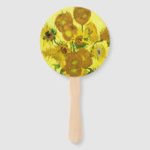 Sunbloemen Vincent van Gogh Handwaaier (Voorkant)