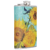 Sunbloemen Vincent van Gogh Heupfles (Rechts)