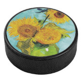Sunbloemen Vincent van Gogh Hockey Puck (3/4)