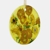 Sunbloemen Vincent van Gogh Keramisch Ornament (Rechts)