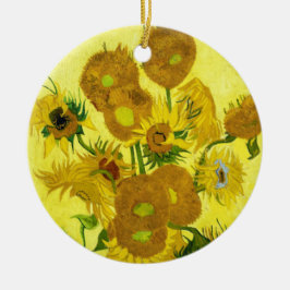 Sunbloemen Vincent van Gogh Keramisch Ornament