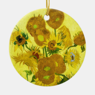 Sunbloemen Vincent van Gogh Keramisch Ornament