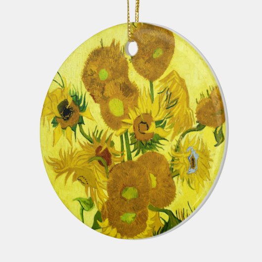 Sunbloemen Vincent van Gogh Keramisch Ornament (Links)