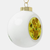 Sunbloemen Vincent van Gogh Keramische Bal Ornament (Links)