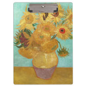 Sunbloemen Vincent van Gogh Klembord (Voorkant)