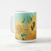 Sunbloemen Vincent van Gogh Koffiemok (Voorkant links)