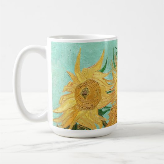 Sunbloemen Vincent van Gogh Koffiemok (Links)