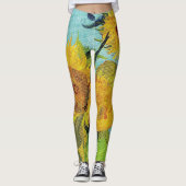Sunbloemen Vincent van Gogh Leggings (Voorkant)