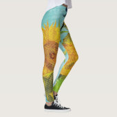 Sunbloemen Vincent van Gogh Leggings (Rechts)