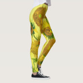 Sunbloemen Vincent van Gogh Leggings (Rechts)