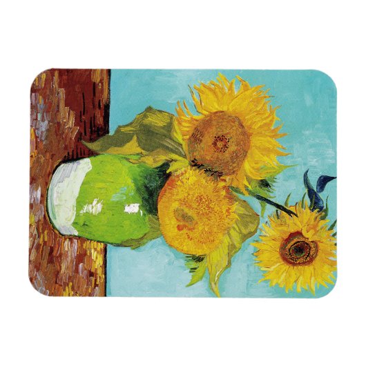 Sunbloemen Vincent van Gogh Magneet (Horizontaal)