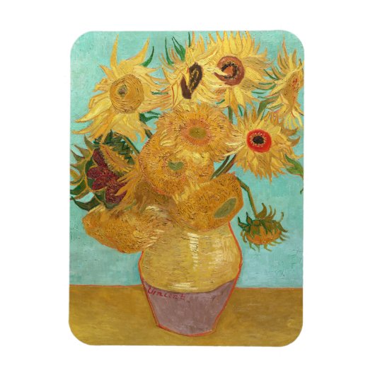 Sunbloemen Vincent van Gogh Magneet (Verticaal)