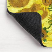 Sunbloemen Vincent van Gogh Muismat (Hoek)