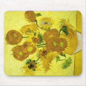 Sunbloemen Vincent van Gogh Muismat (Voorkant)