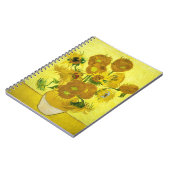 Sunbloemen Vincent van Gogh Notitieboek (Linkerzijde)