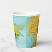Sunbloemen Vincent van Gogh Papieren Bekers (Rechts)