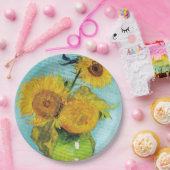 Sunbloemen Vincent van Gogh Papieren Bordje (Feest)